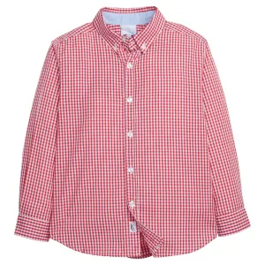Button Down-Red Gingham