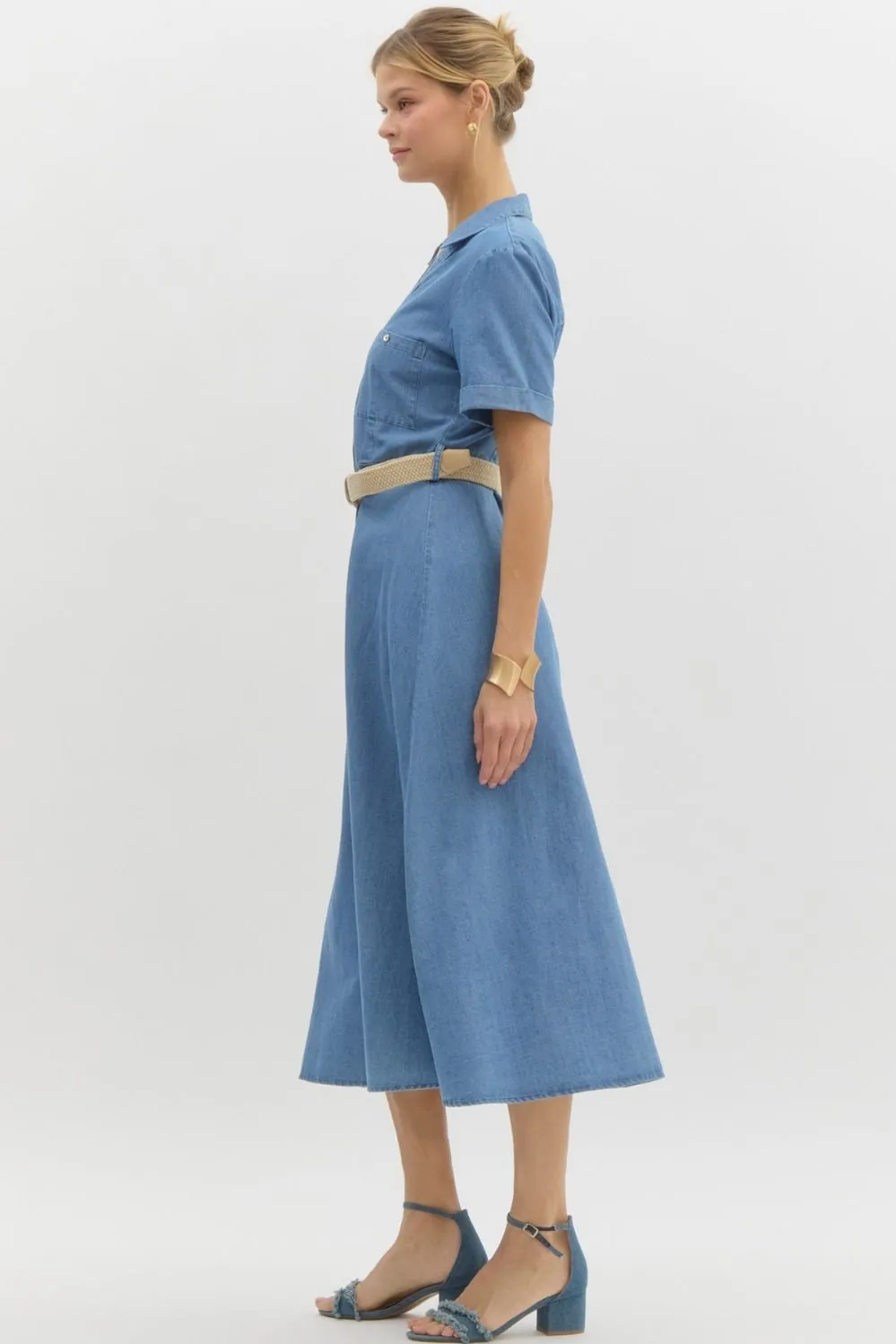 Charlotte Day Dress - Denim