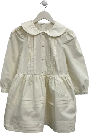 Cider Cream Collared Mini Dress UK XS