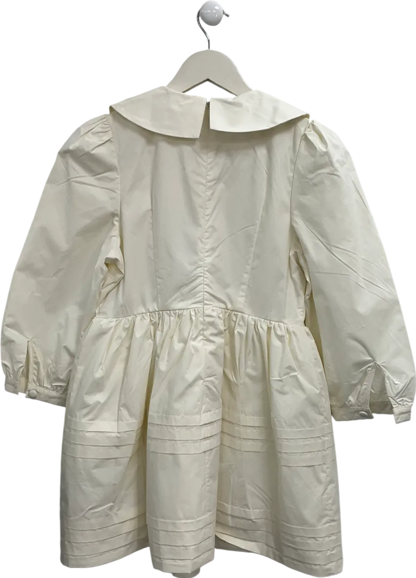 Cider Cream Collared Mini Dress UK XS
