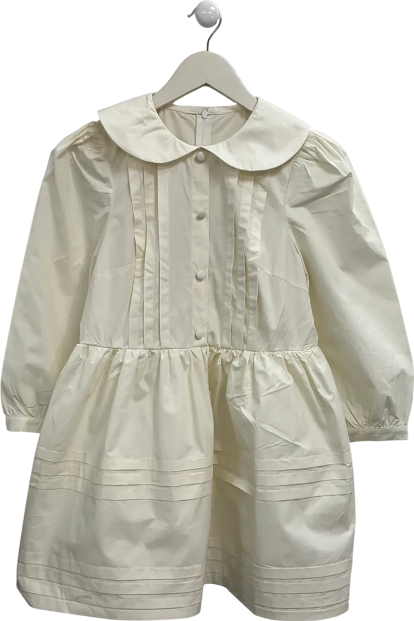 Cider Cream Collared Mini Dress UK XS