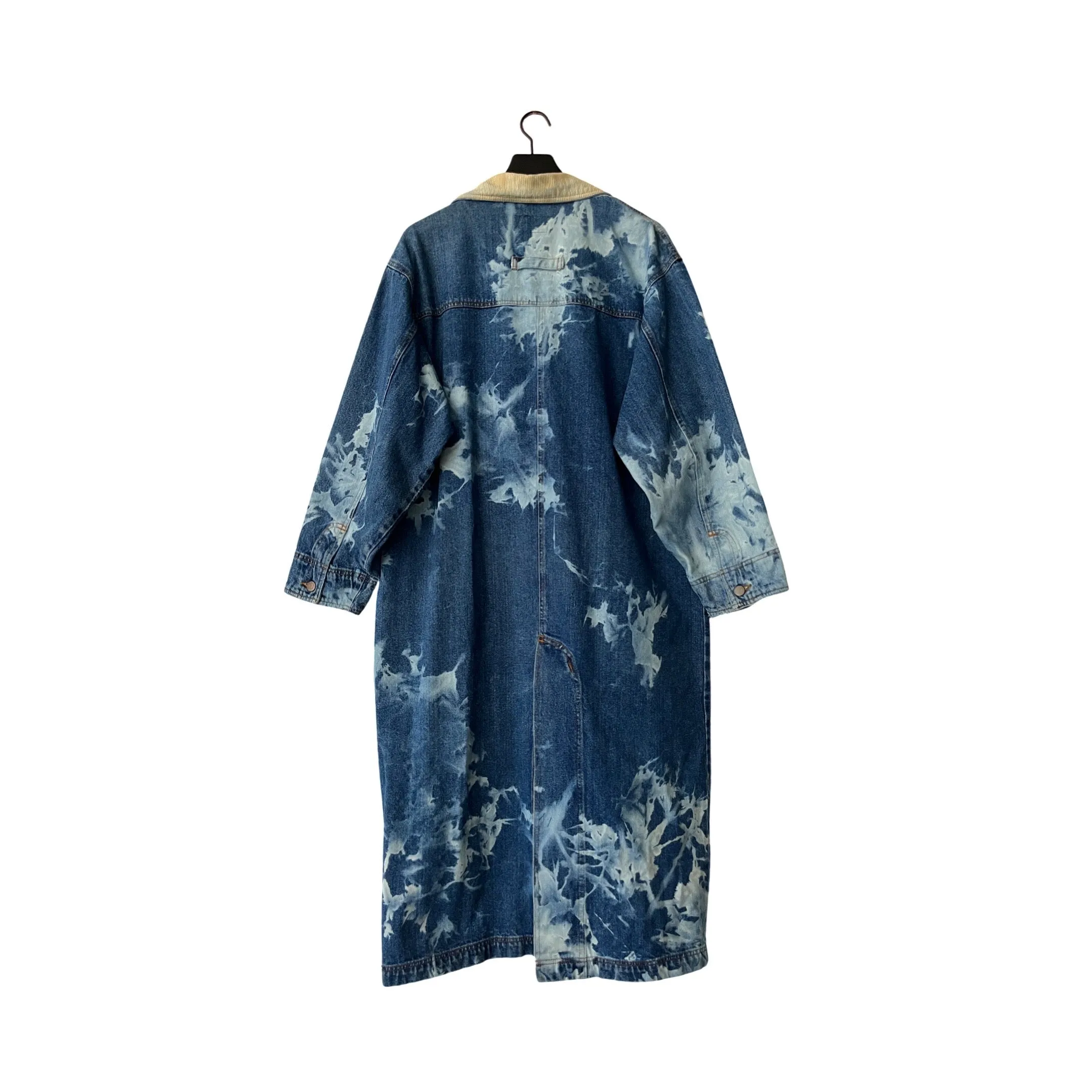 Denim Trench Coat in Nautical / MEDIUM (also fits Large)