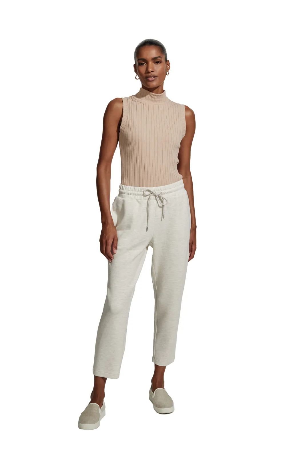 Iowa Sweat Pant Ivory Marl