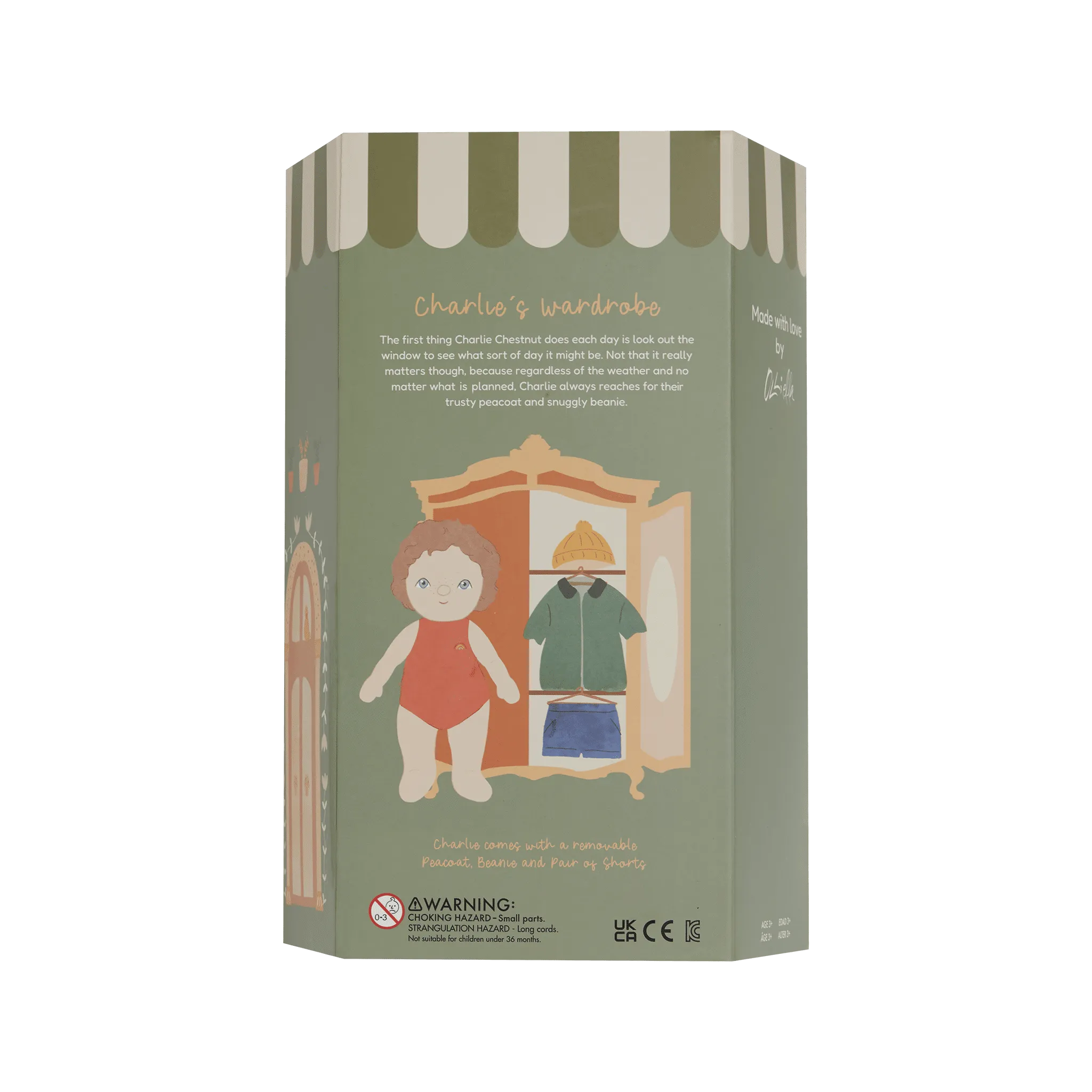 Olli Ella Dress Me Dinky - Charlie Chestnut