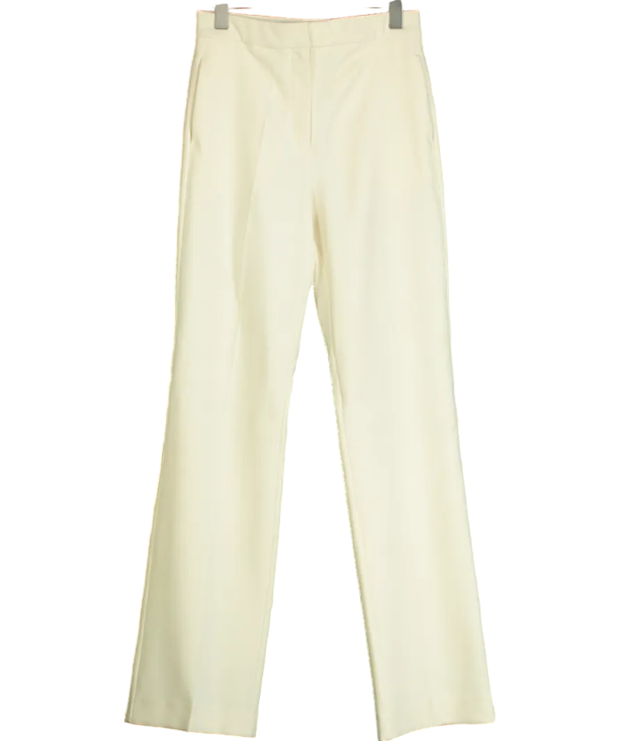 Remain Birger Christensen Cream Straight Leg Smart Trouser UK S