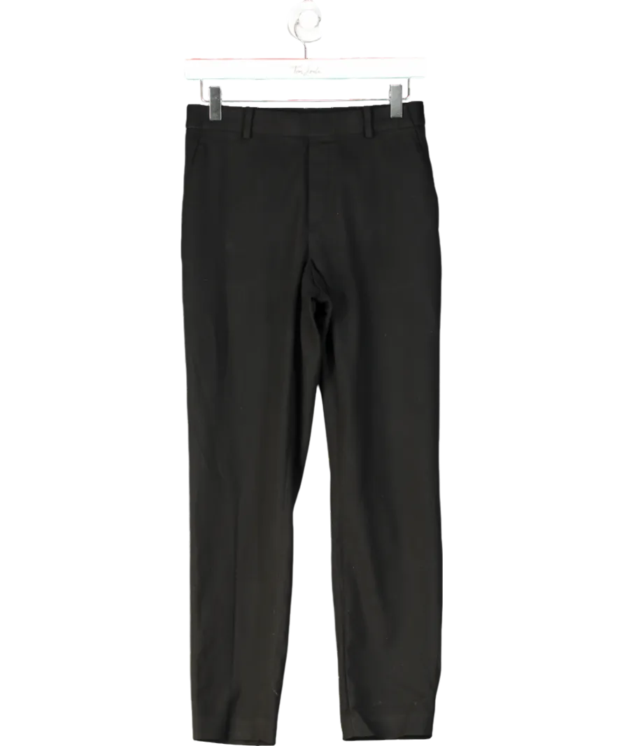 Uniqlo Black Smart Ankle Trousers UK S