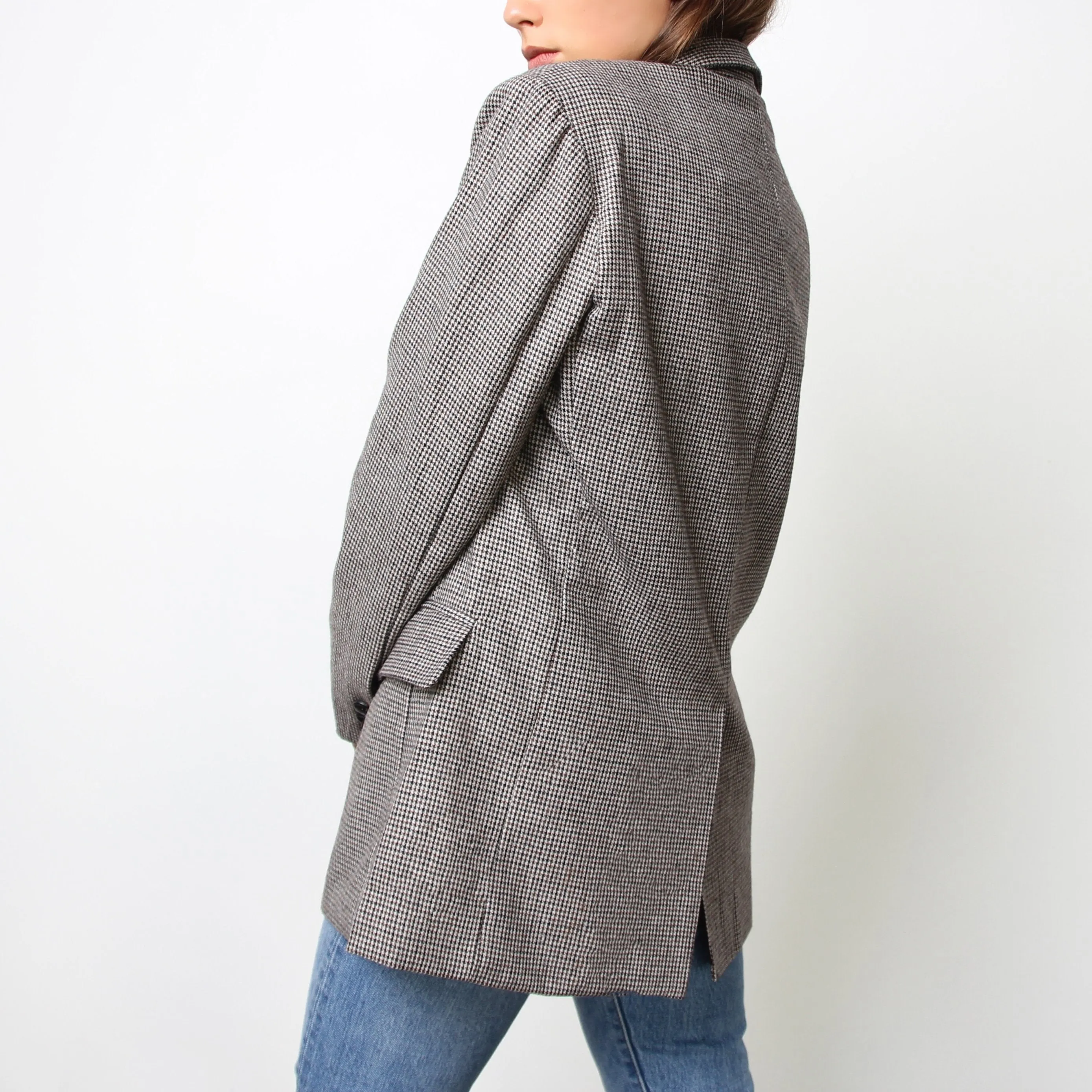 Wool Check Blazer